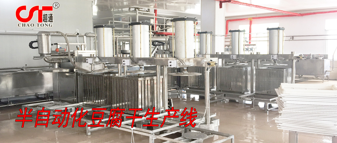 半自動(dòng)化豆腐干成套生產(chǎn)線